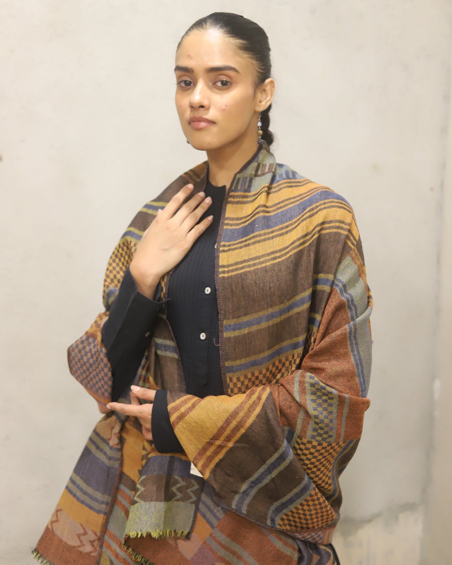 Pure merino wool jacquard
