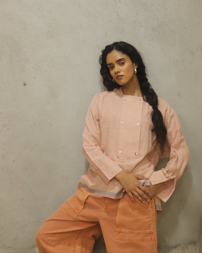 Rich cotton woven top