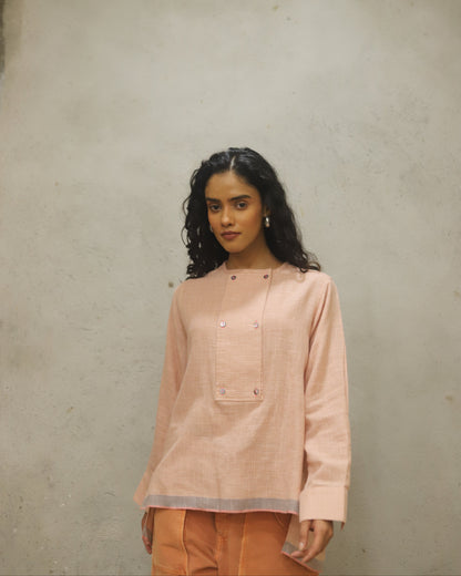 Rich cotton woven top