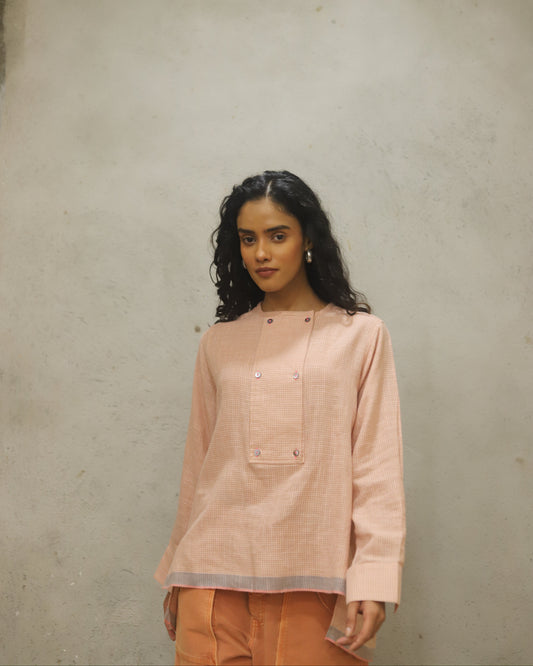 Rich cotton woven top