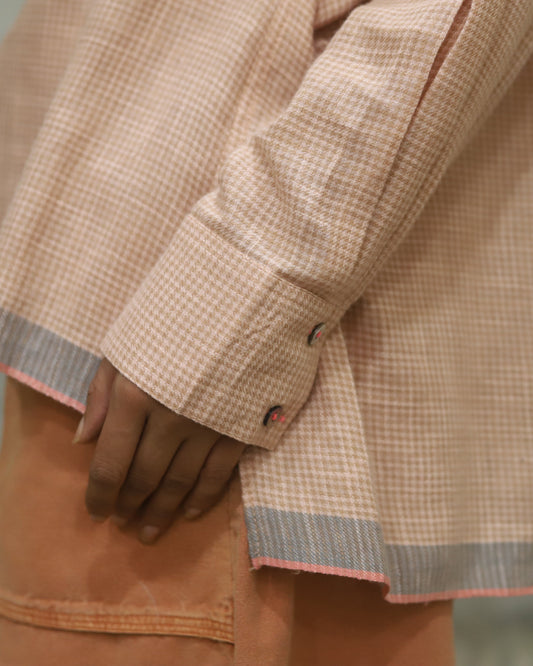 Rich cotton woven top