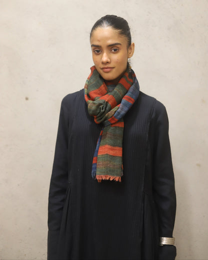 Pure Merino wool printed stole
