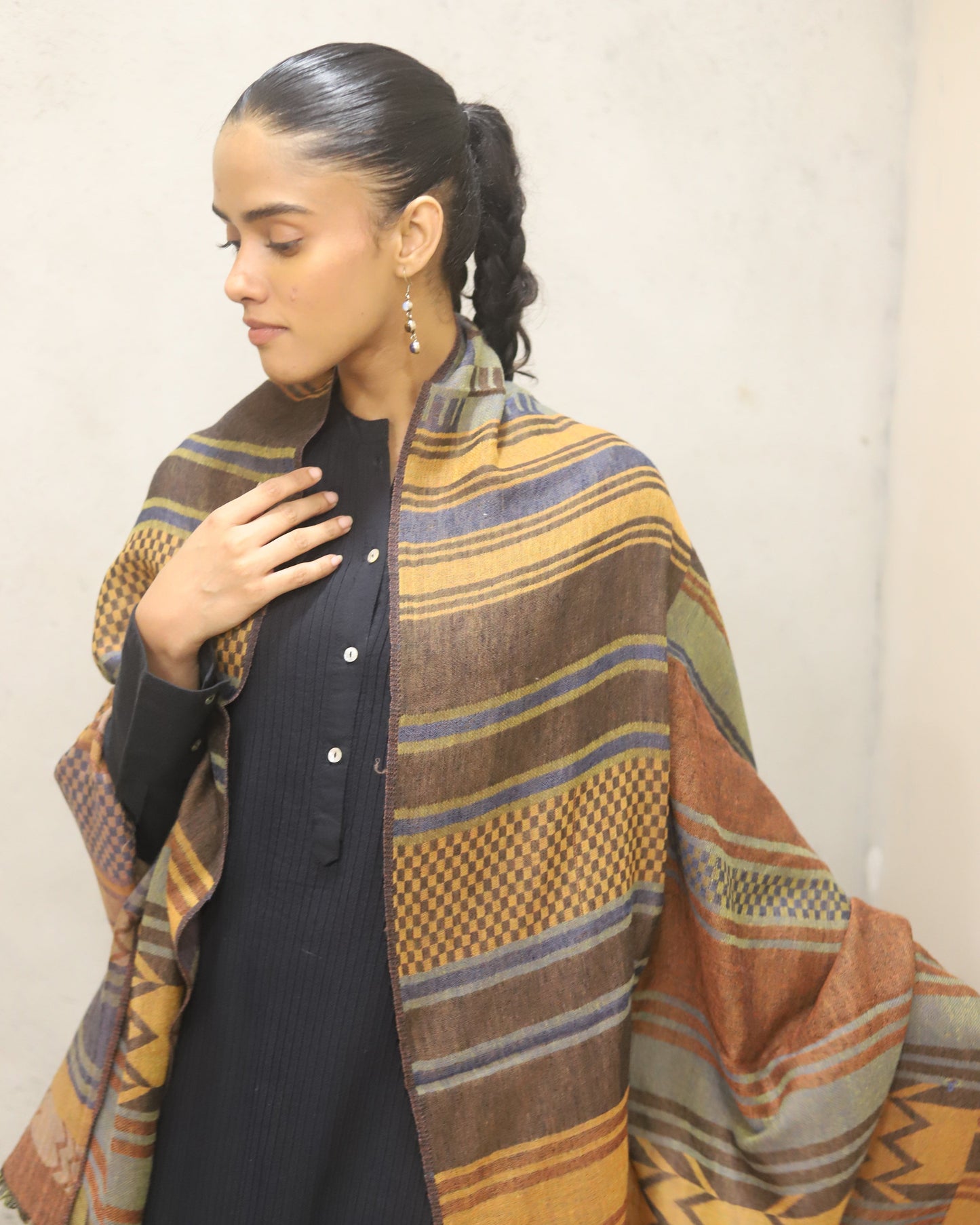 Pure merino wool jacquard