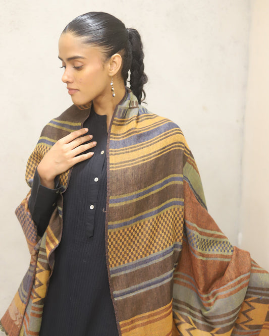 Pure merino wool jacquard