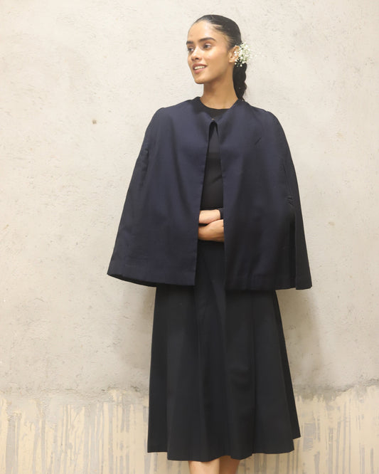 Pure wool Merino with bird woven in zari jacket